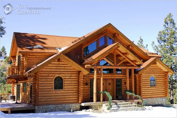 Дом из бревна своими руками — как построить деревянный дом