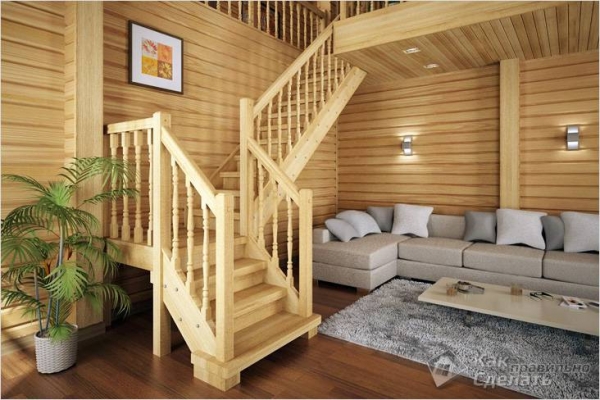 Как сделать деревянную лестницу своими руками — деревянная лестница